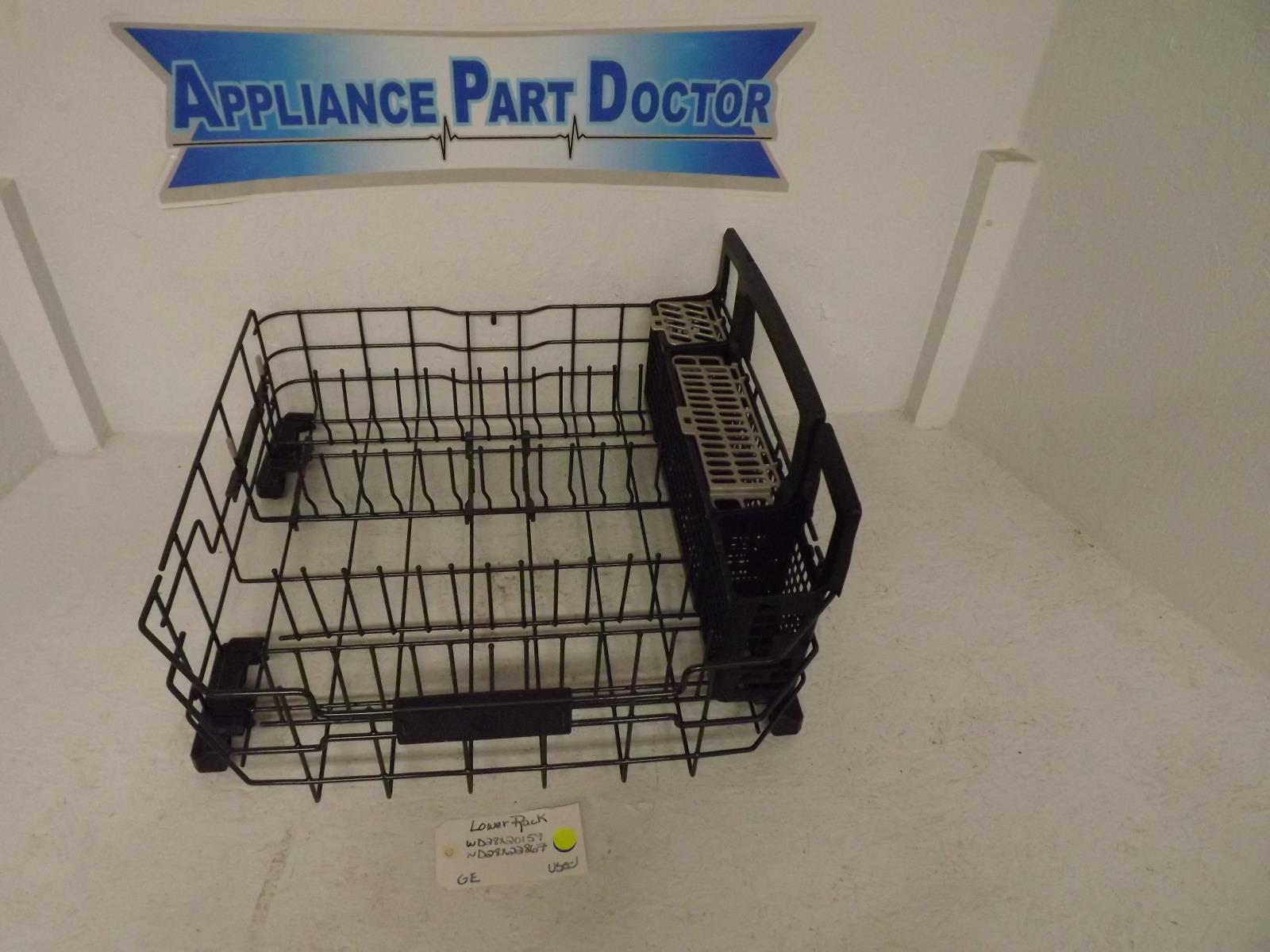GE Dishwasher WD28X20157 WD28X22867 Lower Rack Used GE Dishwasher WD28X20157 WD28X22867 Lower Rack Used